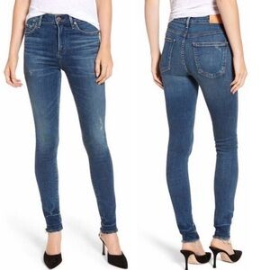 Citizens Of Humanity Premium Vintage Rocket High Rise Skinny Jeans Down Low 24